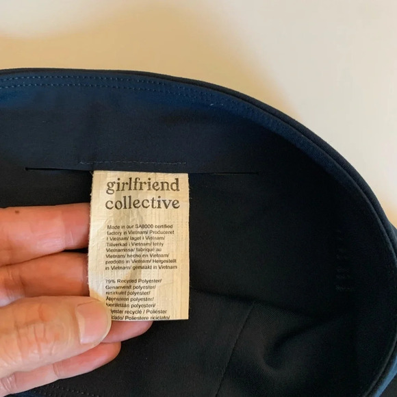 Girlfriend collective compression leggings navy blue size XXS yoga  active wear - Picture 8 of 12